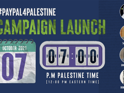 Register for our webinar on #PayPal4Palestine Campaign!