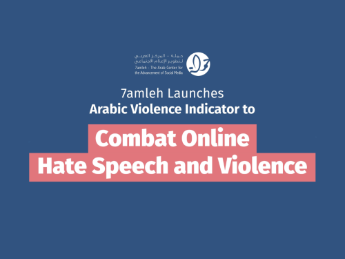 7amleh Launches Violence Indicator in Arabic to Combat Online Hate Speech and Violence