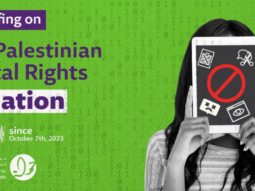 Briefing on The Palestinian Digital Rights Situation Since October 7th, 2023
