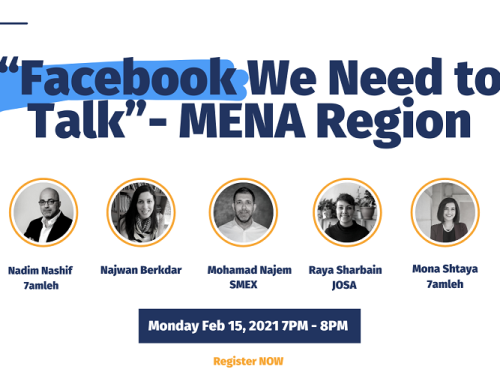 Facebook We Need To Talk  - MENA Region