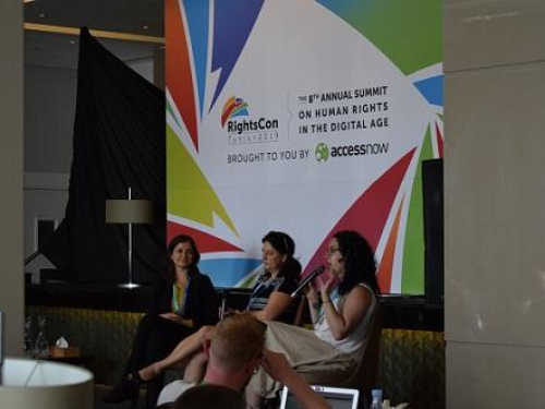 7amleh delegation participates in RightsCon